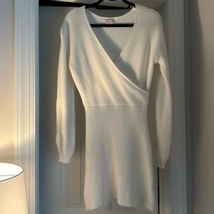 White Sweater Dress